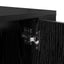 Vægmonteret TV Skab Sort eg 100 x 34,5 x 40 cm Konstrueret træ