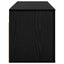 Vægmonteret TV Skab Sort eg 100 x 34,5 x 40 cm Konstrueret træ