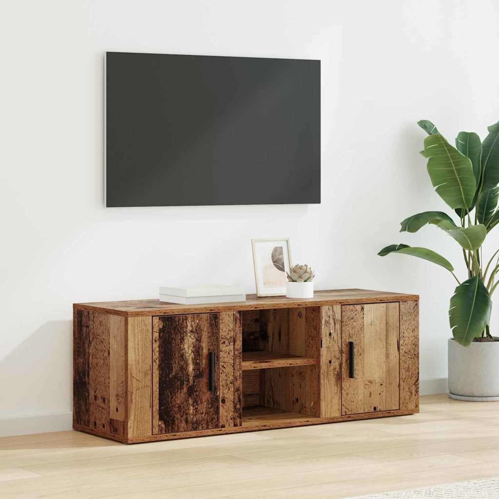TV-skab Gammelt træ 100 x 31,5 x 35 cm Konstrueret træ