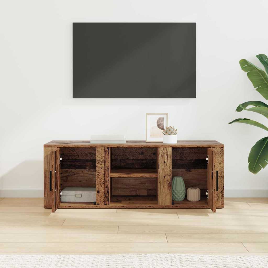 TV-skab Gammelt træ 100 x 31,5 x 35 cm Konstrueret træ