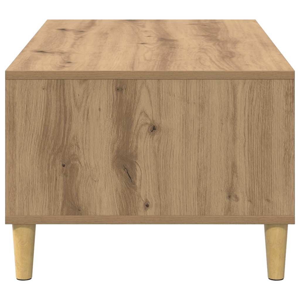 Sofabord Artisan Egetræ 90 x 50 x 26.5 cm Konstrueret træ
