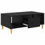Sofabord Sort eg 90 x 50 x 26.5 cm Konstrueret træ