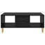 Sofabord Sort eg 90 x 50 x 26.5 cm Konstrueret træ