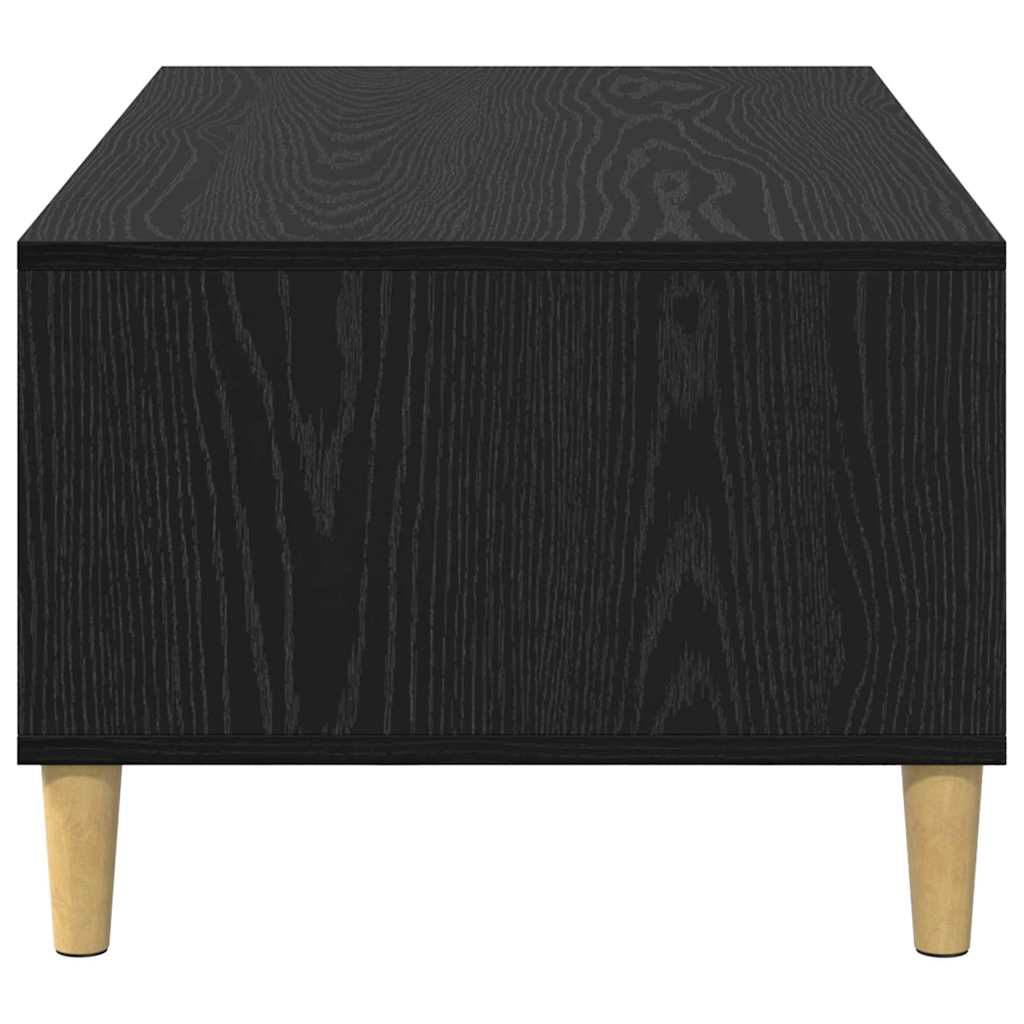 Sofabord Sort eg 90 x 50 x 26.5 cm Konstrueret træ