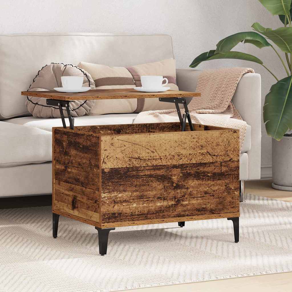 Sofabord Gammelt træ 60 x 44,5 x 45 cm Konstrueret træ