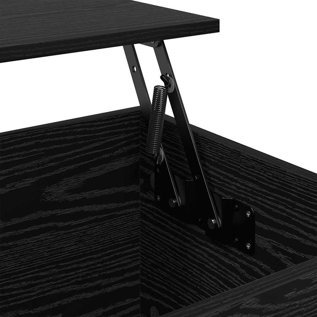 Sofabord Sort eg 60 x 44,5 x 45 cm Konstrueret træ