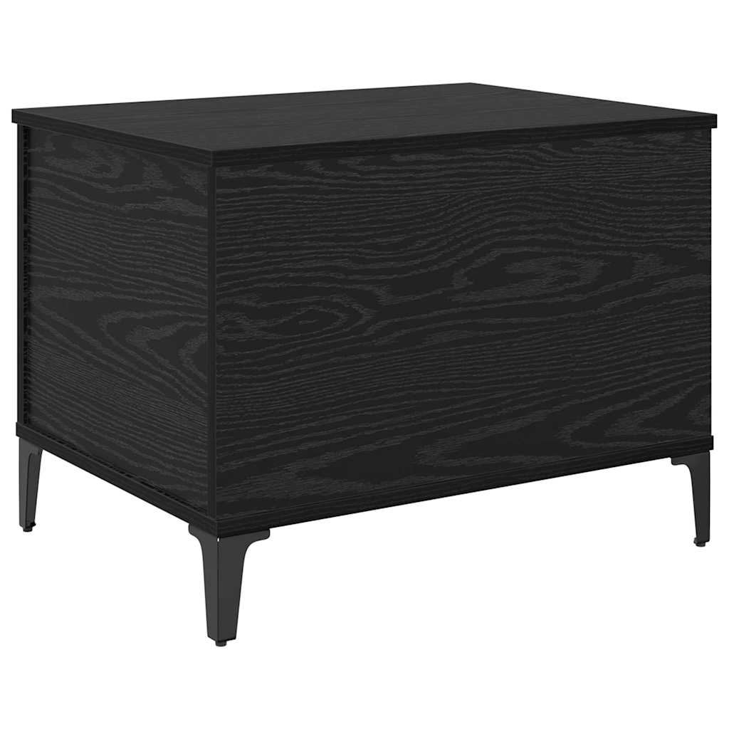 Sofabord Sort eg 60 x 44,5 x 45 cm Konstrueret træ