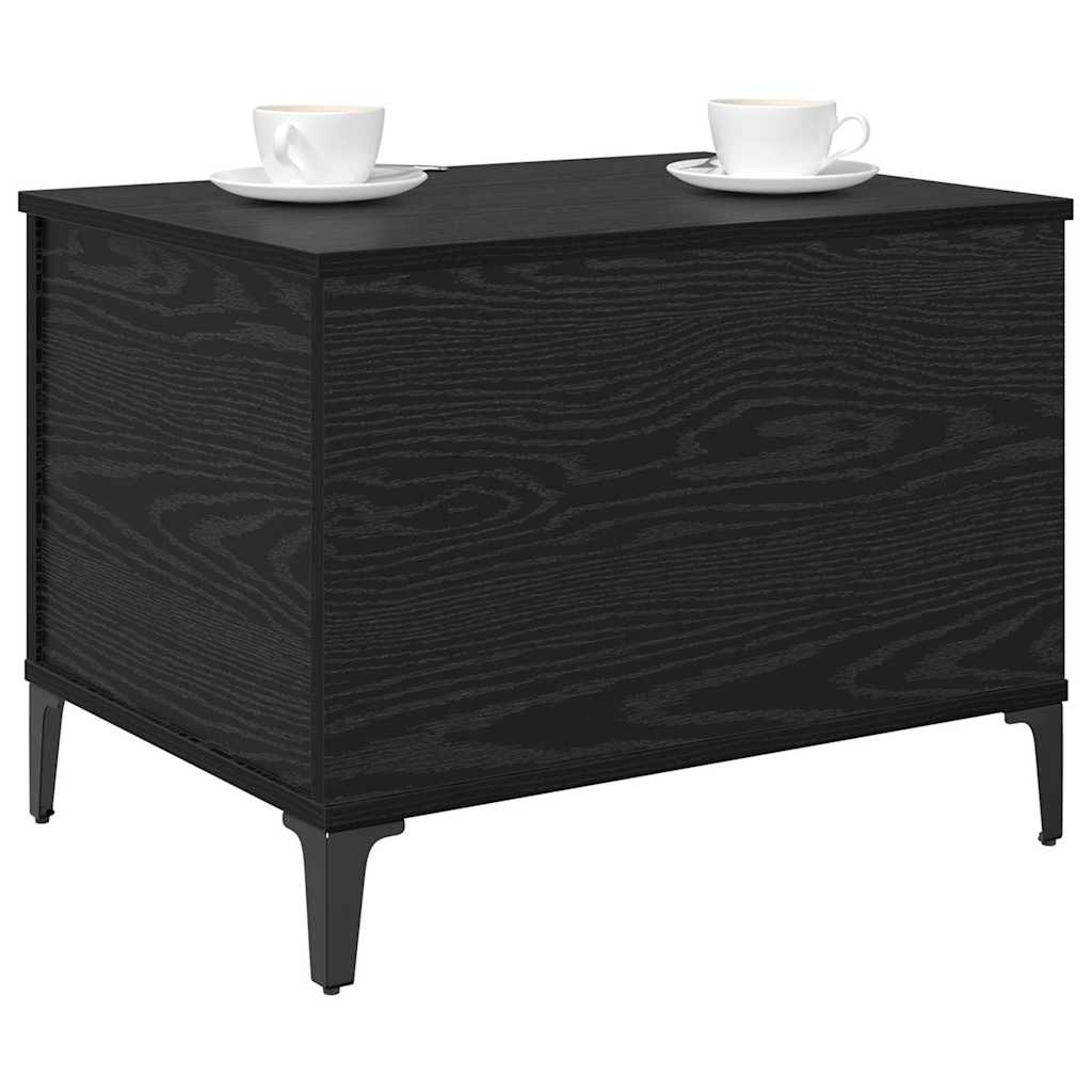 Sofabord Sort eg 60 x 44,5 x 45 cm Konstrueret træ