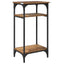 Sidebord med hylde Gammelt træ 40 x 30 x 75 cm Konstrueret træ