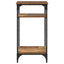Sidebord med hylde Gammelt træ 40 x 30 x 75 cm Konstrueret træ