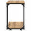 Sidebord Artisan Egetræ 50 x 35 x 55.5 cm Konstrueret træ