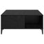 Sofabord Sort eg 80 x 80 x 36,5 cm Konstrueret træ