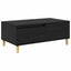 Sofabord Sort eg 90 x 50 x 35 cm Konstrueret træ
