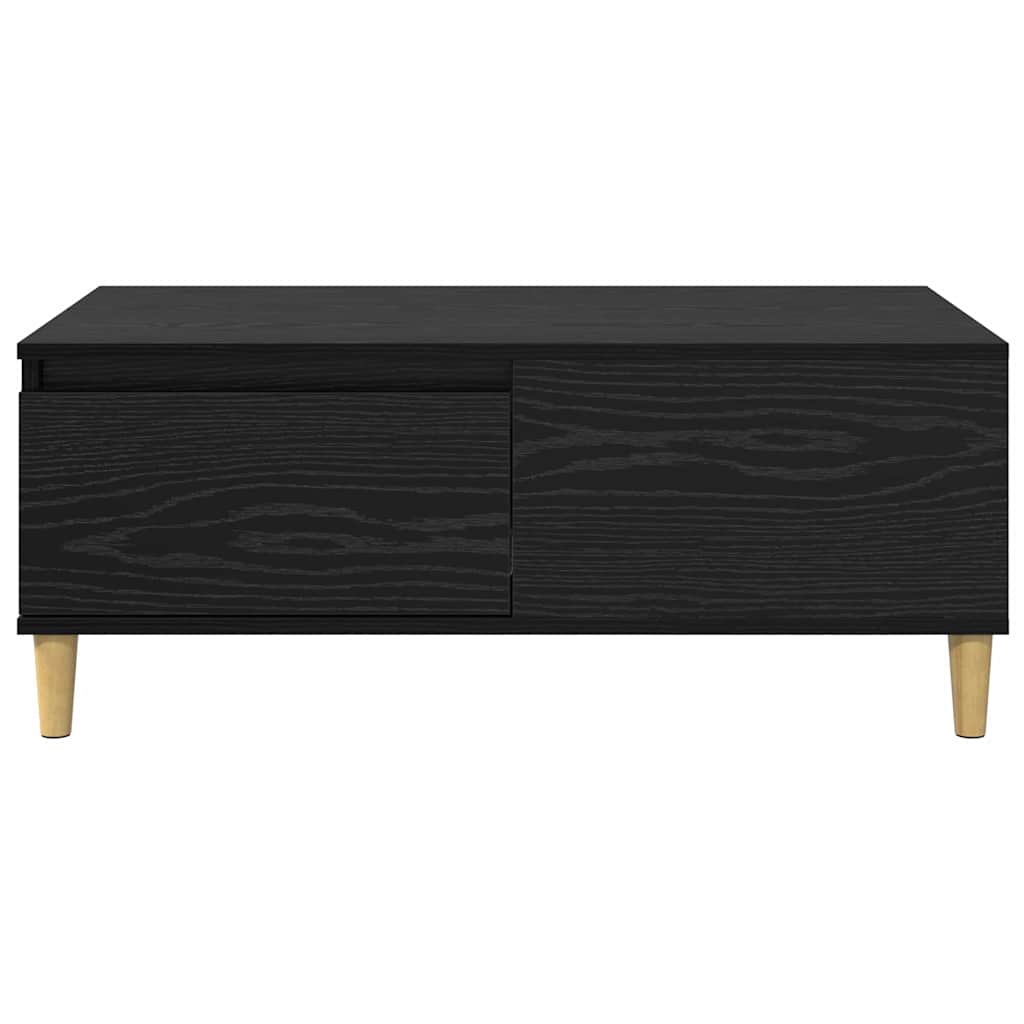 Sofabord Sort eg 90 x 50 x 35 cm Konstrueret træ