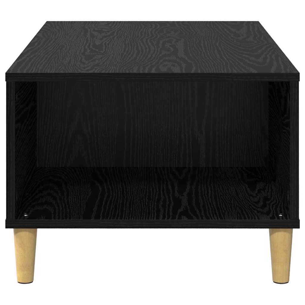 Sofabord Sort eg 90 x 50 x 35 cm Konstrueret træ