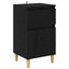 Natskab 2 pcs Sort eg 40 x 35 x 70 cm Konstrueret træ