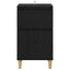 Natskab 2 pcs Sort eg 40 x 35 x 70 cm Konstrueret træ