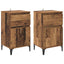 Natskab 2 pcs Gammelt træ 40 x 35 x 70 cm Konstrueret træ