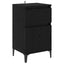 Natskab 2 pcs Sort eg 40 x 35 x 70 cm Konstrueret træ