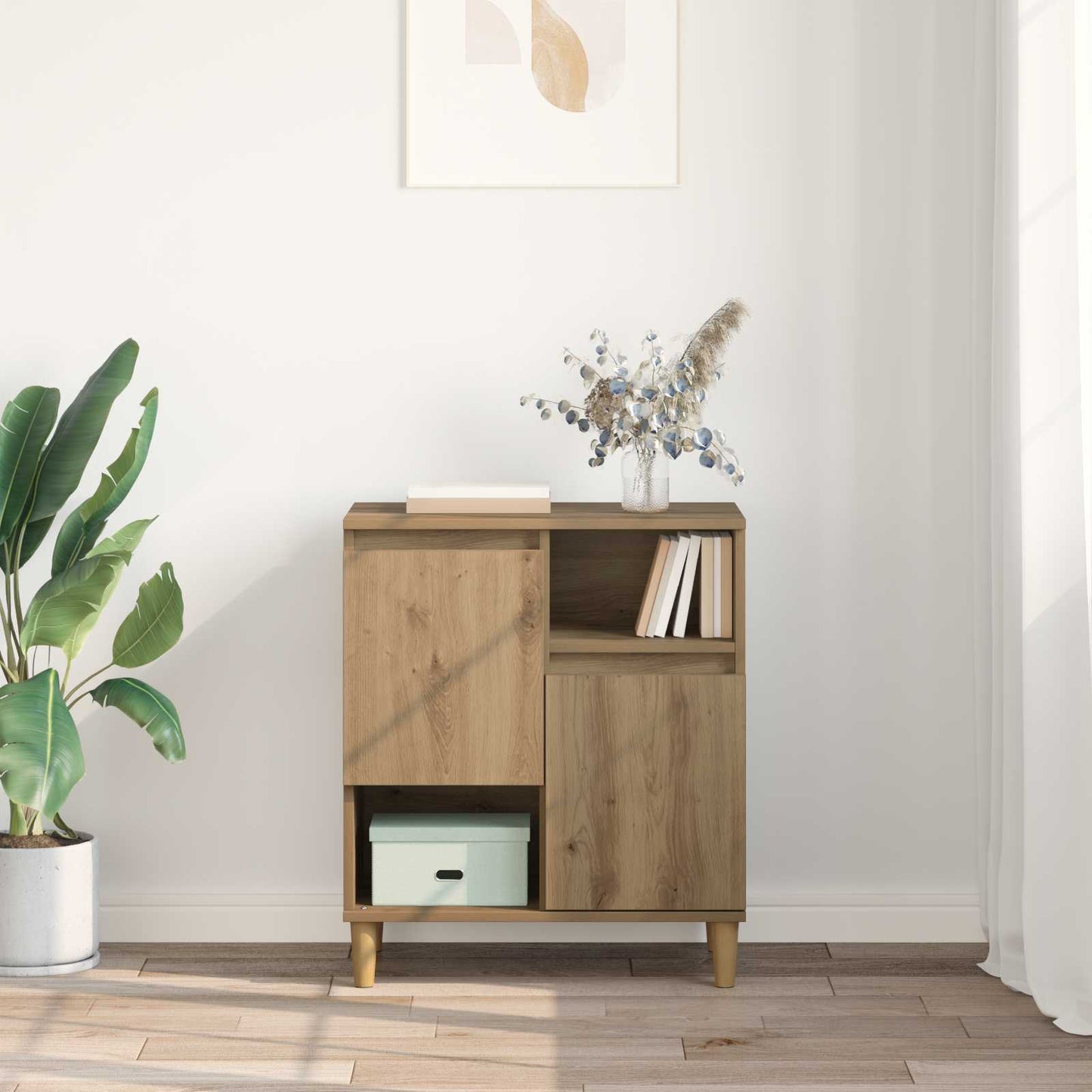 Sideboard artisan eg 35 x 60 x 70 cm Konstrueret træ
