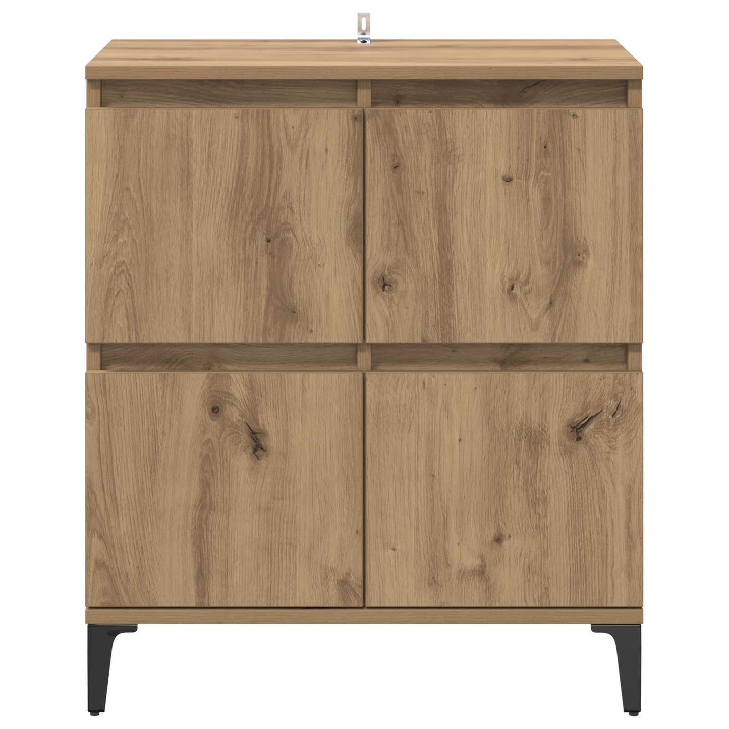 Sideboard Artisan Egetræ 60 x 35 x 70 cm Ingeniørt træ og jern
