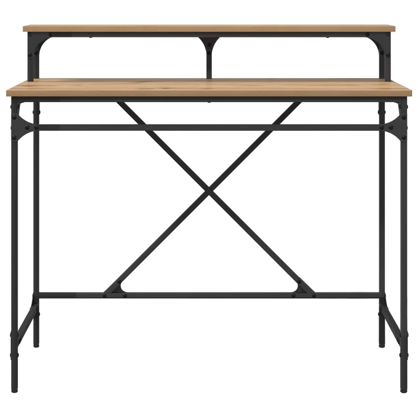 Bord Artisan Egetræ Konstrueret træ 100 x 50 x 90 cm