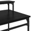 Bord Sort eg 80 x 50 x 90 cm Konstrueret træ