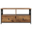 TV-skab Gammelt træ 90 x 33 x 45 cm Ingeniørtræ og stål