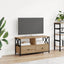 TV-skab 90 x 33 x 45 cm Artisan Egetræ Ingeniørtræ og stål