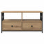 TV-skab 90 x 33 x 45 cm Artisan Egetræ Ingeniørtræ og stål