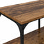 TV-skab Gammelt træ 201 x 35 x 45 cm Ingeniørt træ og jern