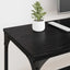 TV-skab Sort eg 201 x 35 x 45 cm Ingeniørt træ og jern