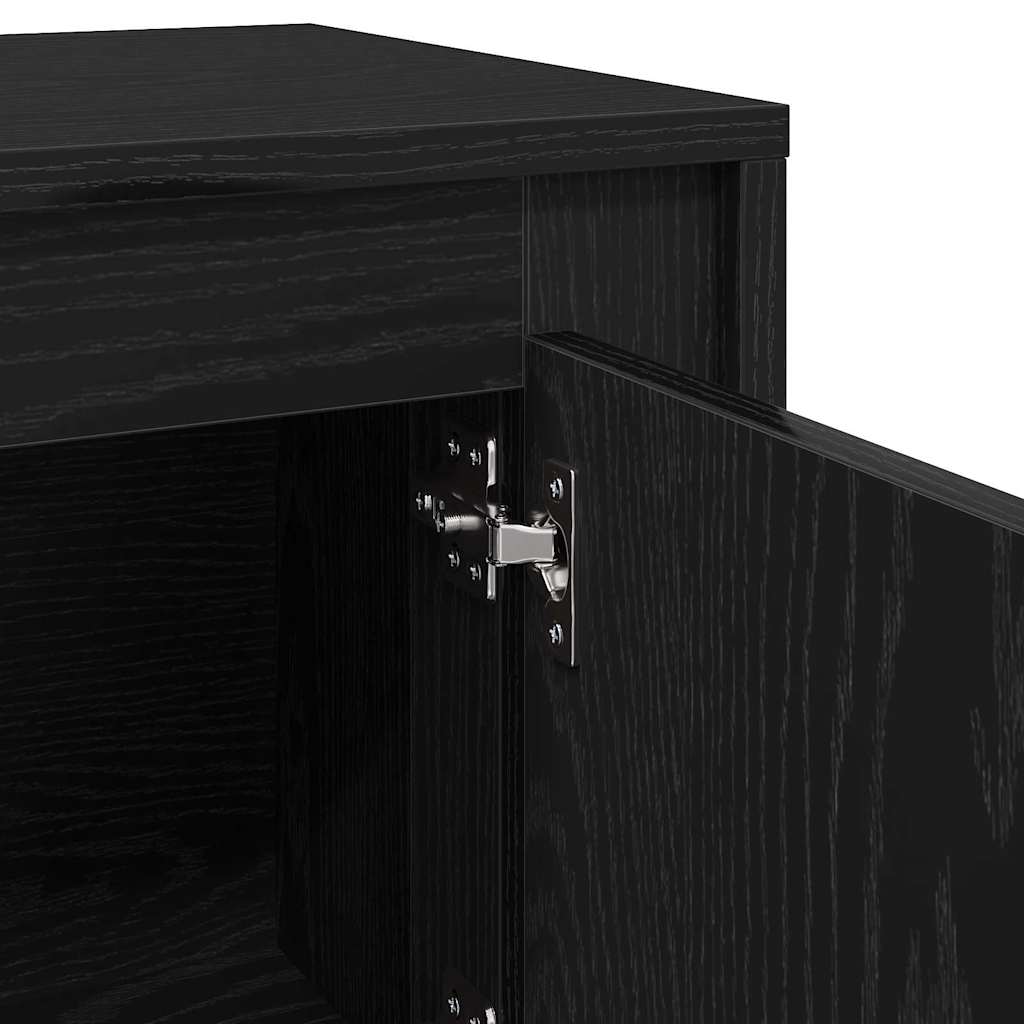 TV-skab Sort eg 102 x 35 x 45 cm Konstrueret træ