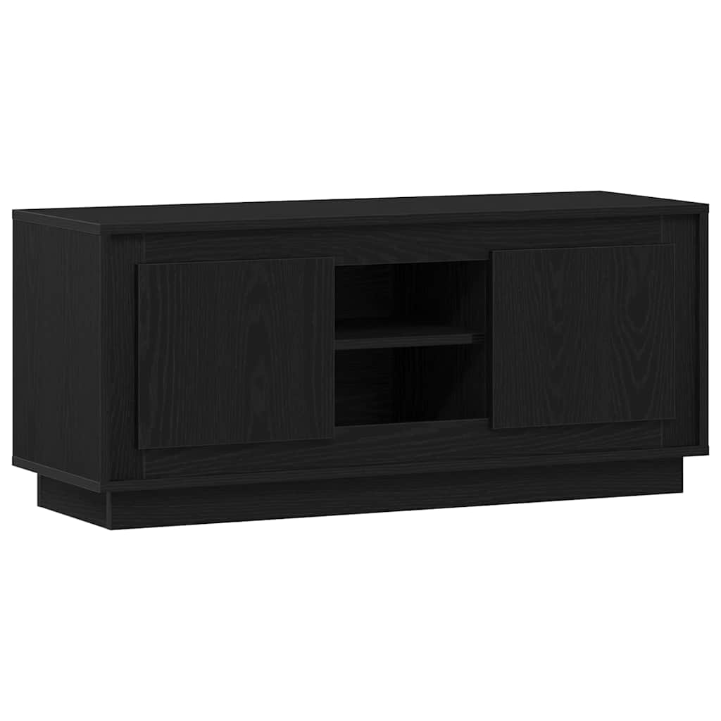 TV-skab Sort eg 102 x 35 x 45 cm Konstrueret træ