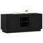 TV-skab Sort eg 102 x 35 x 45 cm Konstrueret træ