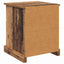Natskab 2 pcs Gammelt træ 39 x 39 x 47.5 cm Konstrueret træ