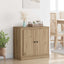 Sideboard 70 x 35,5 x 67,5 cm Artisan Egetræ Konstrueret træ