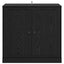 Sideboard Sort eg 70 x 35,5 x 67,5 cm Konstrueret træ