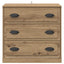Sideboard Artisan Egetræ 70 x 35,5 x 67,5 cm Konstrueret træ