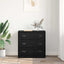Sideboard Sort eg 70 x 35,5 x 67,5 cm Konstrueret træ