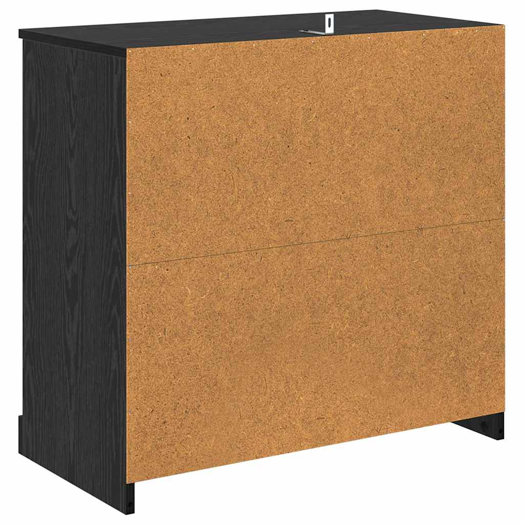 Sideboard Sort eg 70 x 35,5 x 67,5 cm Konstrueret træ