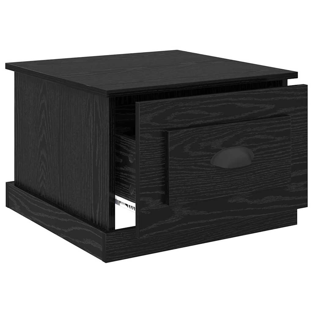 Sofabord Sort eg 50 x 50 x 35 cm Konstrueret træ