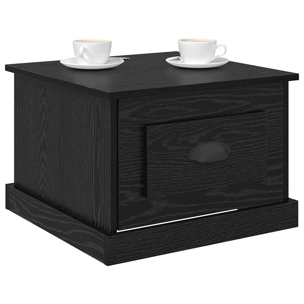 Sofabord Sort eg 50 x 50 x 35 cm Konstrueret træ