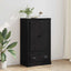 Highboard Sort eg 60 x 35,5 x 103,5 cm Konstrueret træ