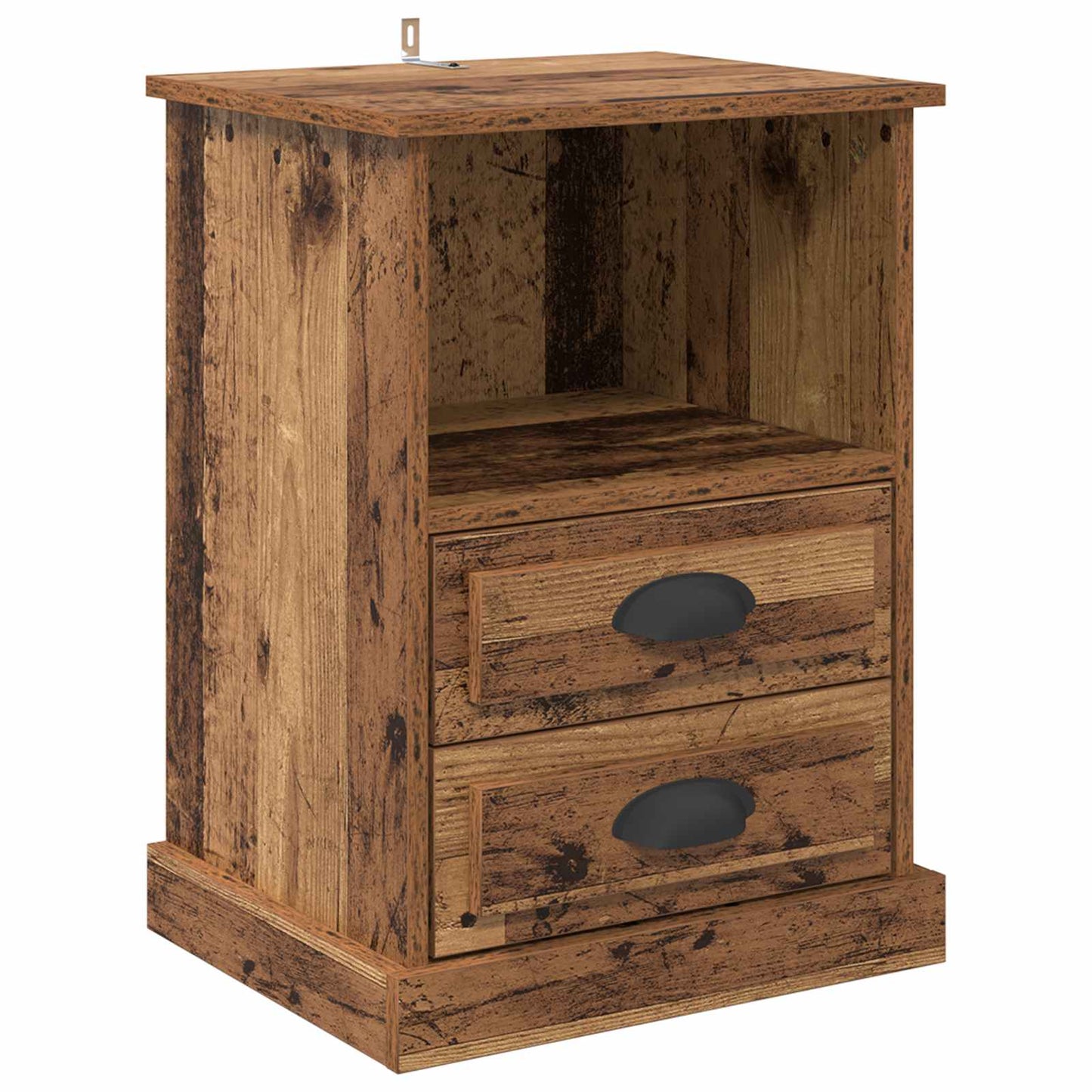 Natskab 2 pcs Gammelt træ 36 x 43 x 60 cm Konstrueret træ