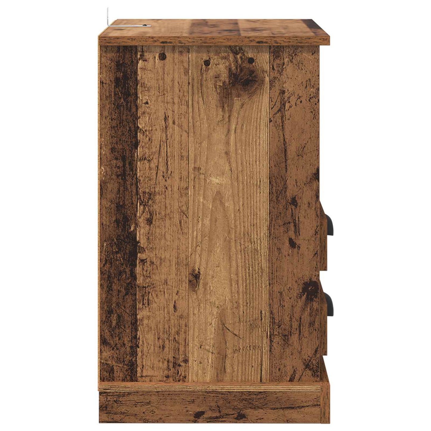 Natskab 2 pcs Gammelt træ 36 x 43 x 60 cm Konstrueret træ