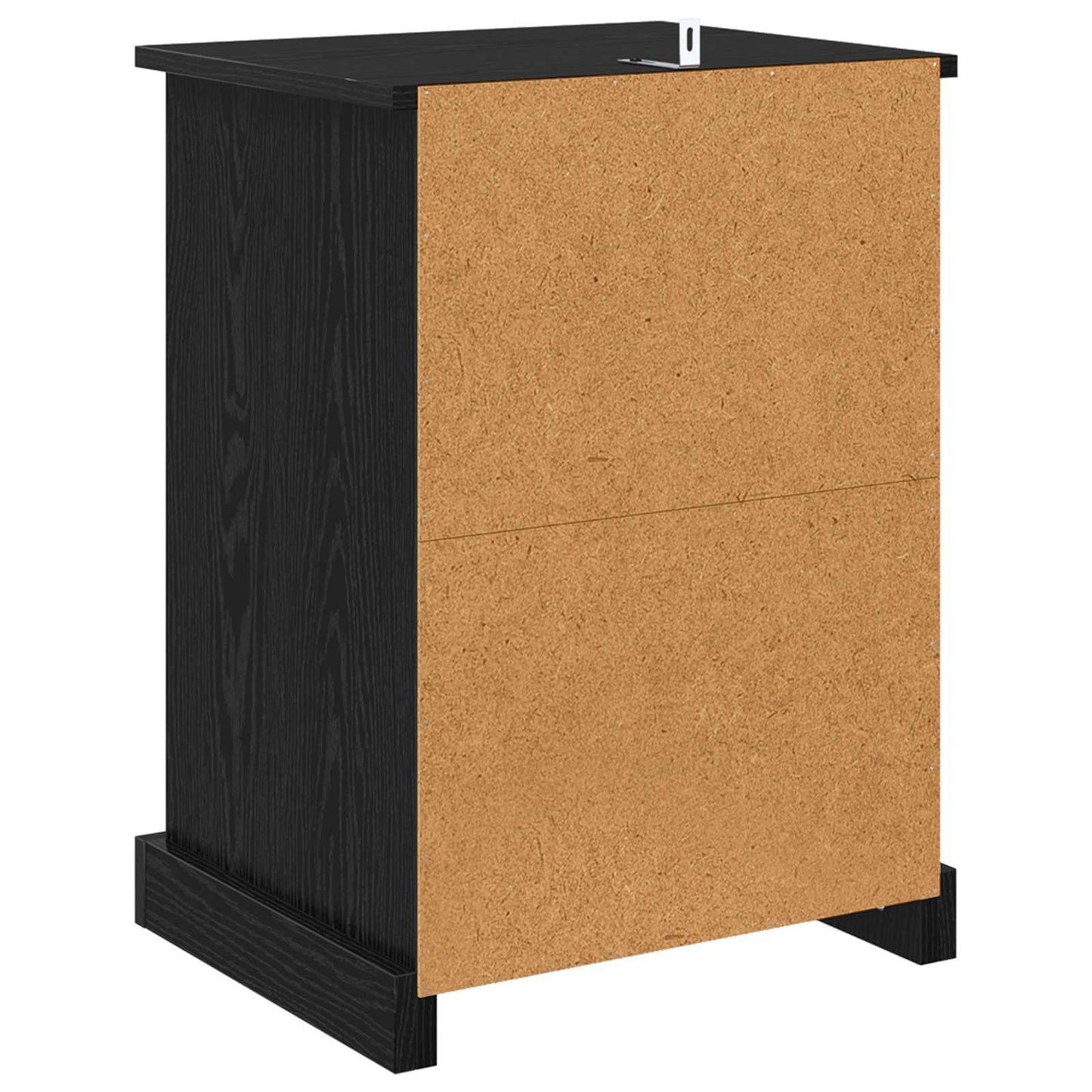 Natskab med skuffe Sort eg 36 x 43 x 60 cm Konstrueret træ