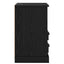 Natskab 2 pcs Sort eg 36 x 43 x 60 cm Konstrueret træ