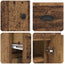 Highboard Gammelt træ 70 x 35,5 x 67,5 cm Konstrueret træ
