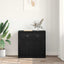 Highboard Sort eg 70 x 35,5 x 67,5 cm Konstrueret træ